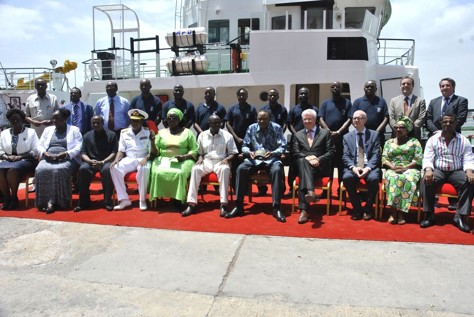 Research operations on vessel deck