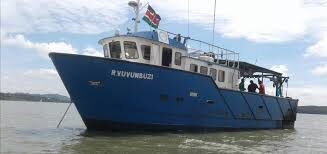 RV Uvumbuzi research vessel on Lake Victoria